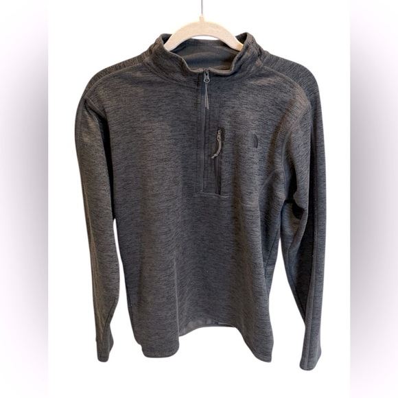 The North Face Other - The North Face Quarter Zip Fleece Sweater Grey Black Heather Men’s Size Small